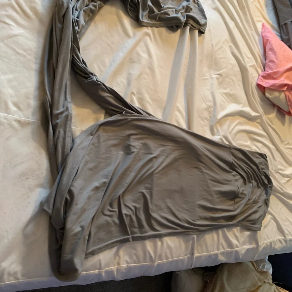 Grey cover for the outside. Of the box spring